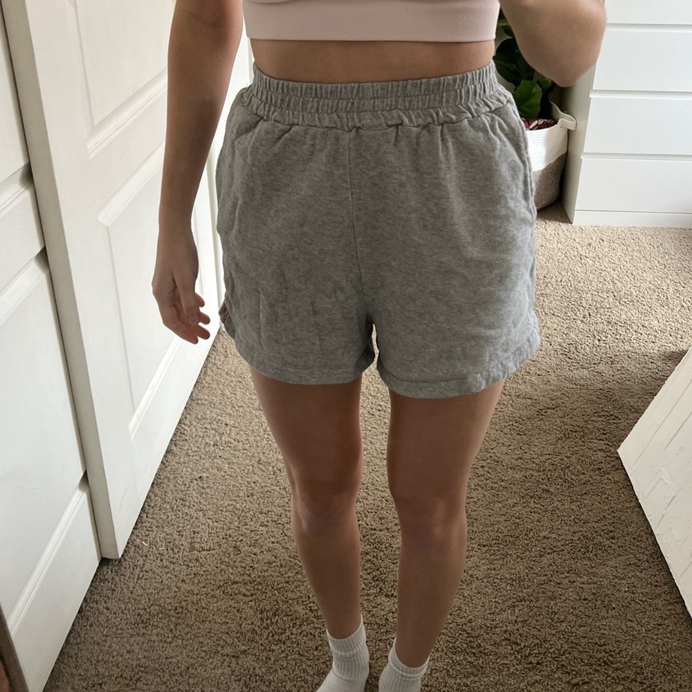 SHEIN grey sweat shorts